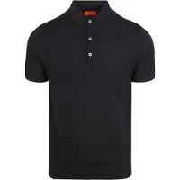 Suitable Rishi Polo i Merinoull Blå Mørkeblå Størrelse