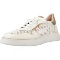 Hispanitas for woman. HV243412 Trainers Oceania off-white (38), Leather, Flat, Laces, Casual