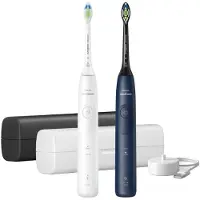 Philips HX7119 Sonicare 5500-serien elektrisk tannbørstesett – hvit og marineblå