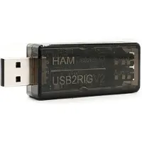 Zandona New USB2RIG V2 Radio USB Sound Card Connector, for , , and Business Radios.
