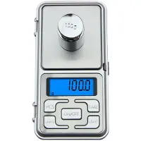 INF Digital minivekt / lommevekt 200 g / 0,01 g, rustfritt stål