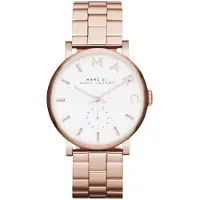 Marc Jacobs MBM3244 Baker rosegullbelagt damesur