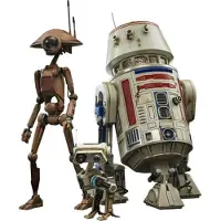 Star Wars Figur Hot Toys TMS086 - : The Book Of Boba Fett - R5-D4 & Pit Droid & BD-72