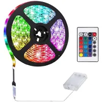 INF Lyslist med fjernkontroll LED RGB 2 m IP65