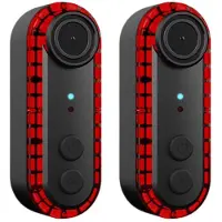 Semoic 2X Bike Tail Light with Recorder Camera 1080P HD 150 Degree Viewing Phone Interconnection Water Proof Rear View Camera