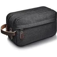 INF Toalettmappe med stor kapasitet Black