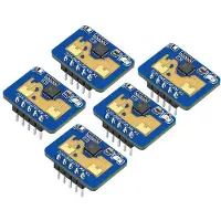 Zandona 5pcs LD2410C Sensor Module Human Presence Sensors 24GHz ISM Band Millimeter Wave Sensor Non Contact Serial Port