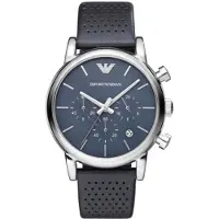 Giorgio Armani Emporio AR1736 blå kronograf herreklokke