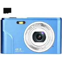 INF DC311 Kompakt digitalkamera med 32GB TF-kort Blue