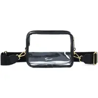 INF Gjennomsiktig veske Black
