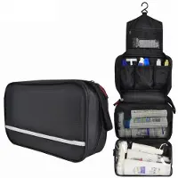 INF Toalettmappe med smart opphengingsløsning Black