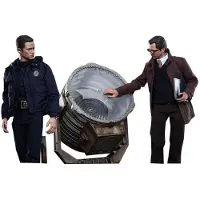Hot toys Figur MMS275 - DC Comics - The Dark Knight Rises - John Blake And Jim Gordon With Bat-Signal