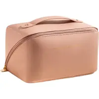 INF Stor og stilig toalettmappe - kosmetikkveske Pink