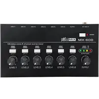 Semoic MX600 Ultralav støy 6-kanals linjemixer stereo/
