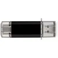 INF Kort 2-i-1 USB-minnepinne Høyhastighets USB 3.0 Black 32 GB
