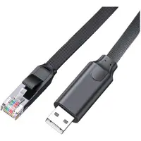 Zandona USB to RJ45 Console Cable RS232 Serial Adapter for Laptop Computer USB RJ45 8P8C Converter Console Cable 300cm