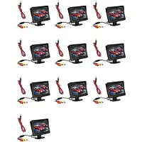 Zandona 10X 9V-24V 4.3 Inch Rearview Monitor Kit TFT LCD Car Rear View Camera Reversing Parking System Monitor Without Camera