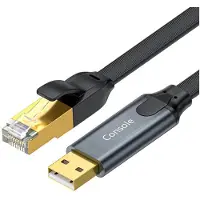 Zandona USB to RJ45 Console Cable USB to RJ45 Adapter for Laptop Computer USB RJ45 8P8C Converter Console Cable 180cm