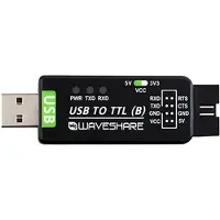 Zandona Waveshare Industrial Grade USB to TTL Converter CH343G Serial Port Conversion Module Support 5V/3.3V Level Conversion Circuit