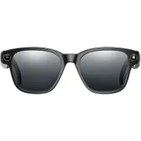 INF AI-smartbriller (sort ramme) med 8MP kamera og støyreduksjon Black