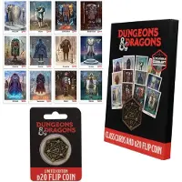 Fanattik Dungeons & Dragons Klasse Kort Og D20 Snu Mynt