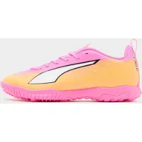 Puma ULTRA 6 PLAY TT Football Boots Youth, Shoes, Poison Pink/White/Sun Stream, 35.5