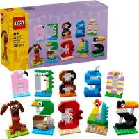 LEGO Birthday Numbers Byggespill 281 Stykker