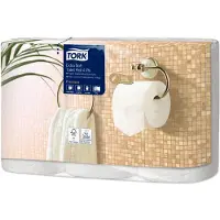 Tork Toalettpapir T4 Ekstra Mykt Premium, 4-lags, hvitt - (7 pakker x 6 ruller)