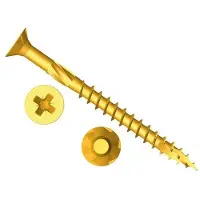 Forgefix Forge FFP580Y ForgeFast Pozi-kompatible Elite-ytelse treskruer ZY 5,0 x 80 mm Eske med 100 stk