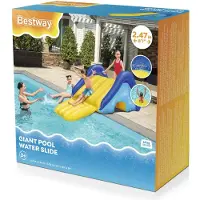 Bestway Oppblåsbar Rutsjebane - Gigant Oppblåsbar vannsklie ved - - OneSize - Leketøy