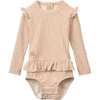 Liewood Badedrakt - Sille Baby - Y/D Stripe Pale Toscana/Krem d - - 2 år (92) - Badetøy