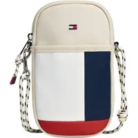 Tommy Hilfiger Skulderveske - Kors Body Mobilveske - Primærrød - - OneSize - Skulderveske