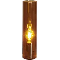 By Rydens bordlampe Flake, konjakkfarge, høyde 40 cm, glass, E27
