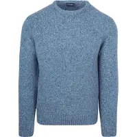 Suitable Genser Donegal Tweed Eco Ull Blå Størrelse