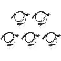 Jojomino 5X Walkie Talkie Air Acoustic Tube PPT Headset Earpiece for Xir P6600 P6620 XPR3300 XPR3500 MTP3250