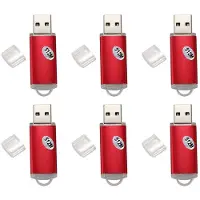 Jojomino 6X USB 2.0 Flash Memory Stick Pen Drive Storage Thumb Color:Red Capacity:512MB