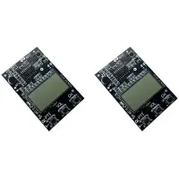 Jojomino 2X FM Walkie Talkie Circuit Board Multi-Function FM Transmitter Receiver 7 Frequency 27-480MHz DC3.3-6V