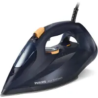 Philips 7000 series DST7060/21 HV dampstrykejern blått/gult, Dampstrykejern, SteamGlide Elite-strykesåle, 2 m, 250 g/min, Blå, Gult, 50 g/min