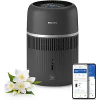 Philips 4000 series Luftfukter 4000-serien, Mørkegrå, Plast, 1,5 m, 3 W, AC, 100-240 V