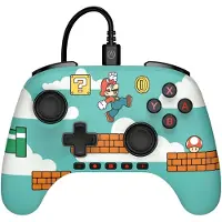 ACCO Brands PowerA Advantage - Håndkonsoll - kablet - Mario Time - for Nintendo Switch 2