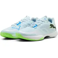 Puma Vantage Turbo 2 Indoor Shoes Unisex, Sport, Aqua Glow/Green Glare/White, 42.5
