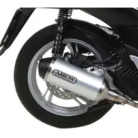 Arrow Urban Aluminium Dark With Dark End Cap Honda Sh 125i/150i ´20-22 Homologert Lyddemper
