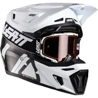 Leatt 9.5 Carbon+velocity 6.5 Iriz Off-road Hjelmsett