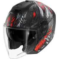 Shark Rs Jet Carbon Shaytan åpen Hjelm