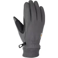 Carhartt Wind Fighter Thermal-Lined Fleece Touch-Sensitive Knit Cuff Glove Men Carbon Heather XL