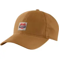 Carhartt Heart Patch Canvas Cap Women Brown