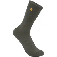 Carhartt Force Midweight Crew Sock 2-pack Men Green Olive L