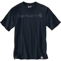 Carhartt Dearborn Relaxed Logo T-Shirt Men Navy/Dark Blue S