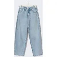 Gina Tricot - Baggy-crush tall jeans - Baggy & loose jeans - Blå - 32 - Dame
