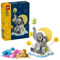 LEGO - Babyelefant på en Sky 40814 - 402 Deler - - OneSize - Klosser